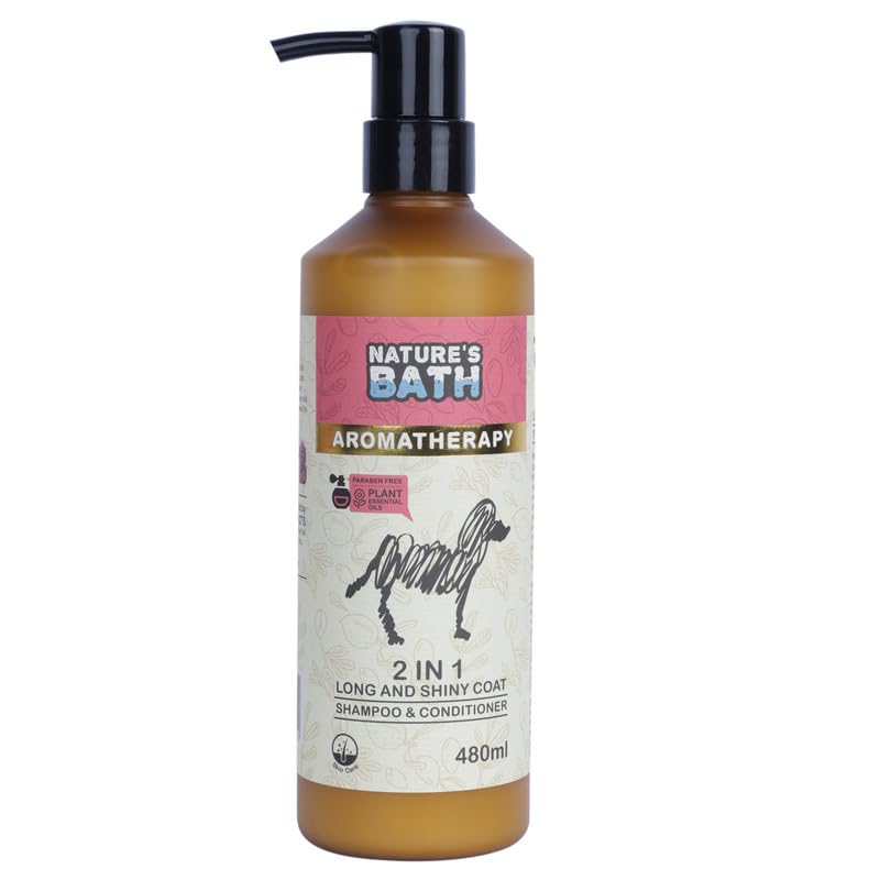 Nutrabone Nature's Bath 2 in 1 Long and Shiny Dog Shampoo and Conditioner