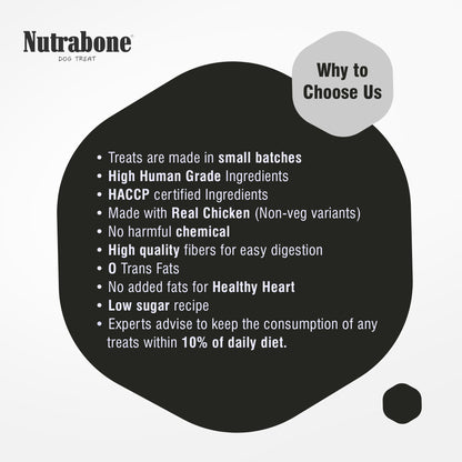 Nutrabone Milk & Chicken Dog Treat  100gm