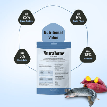 Nutrabone Salmon & Sweet Potato Dog Treat 100gm