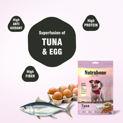 Nutrabone Tuna & Egg Dog Treat 100gm