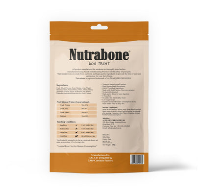 Nutrabone Honey Oats & Chicken Oats Dog Treat 100gm
